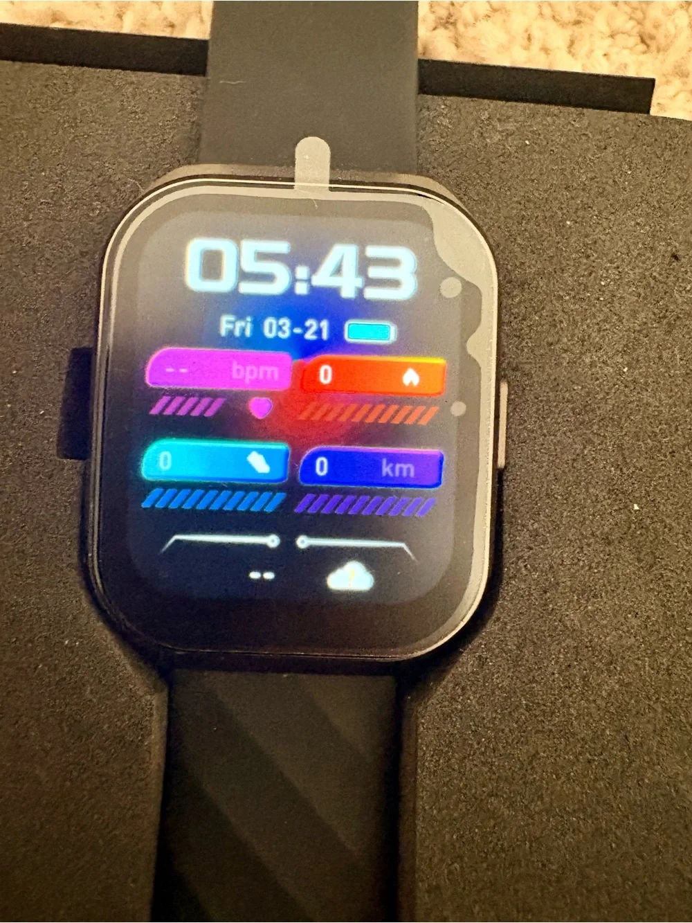 Smart Fitness Watch - Black